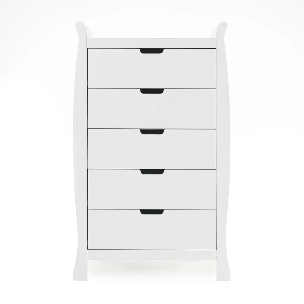 OBABY Stamford Luxe 5 Piece Room Set - White