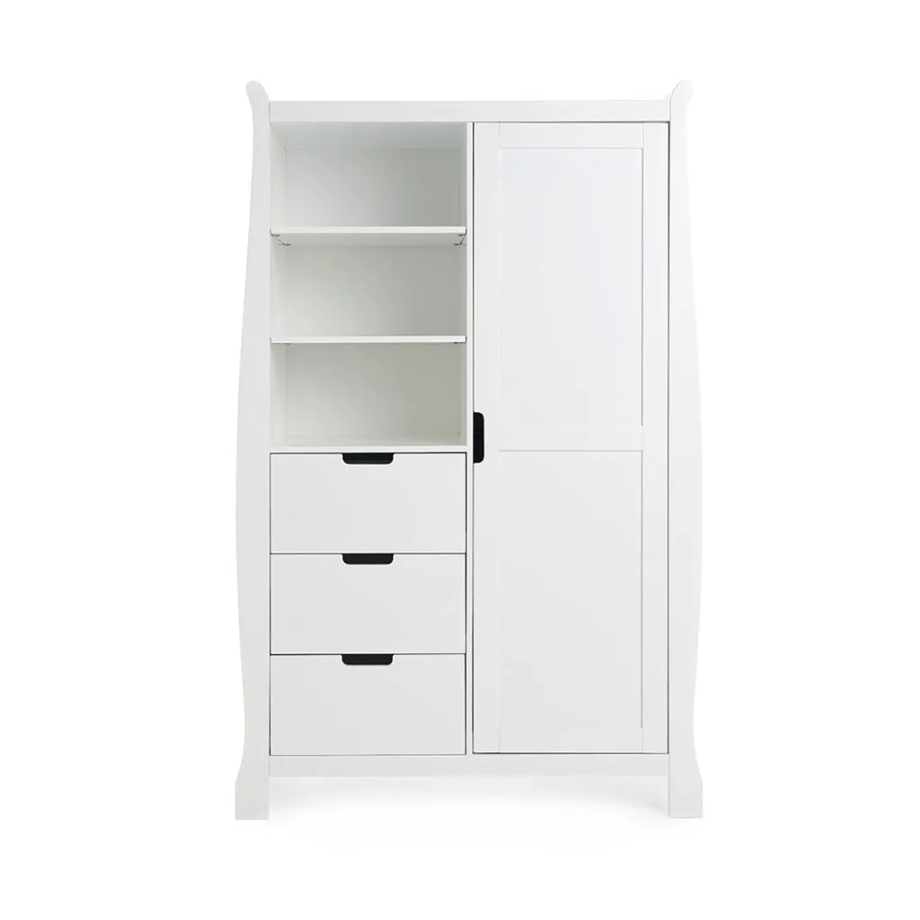 OBABY Stamford Luxe 5 Piece Room Set - White