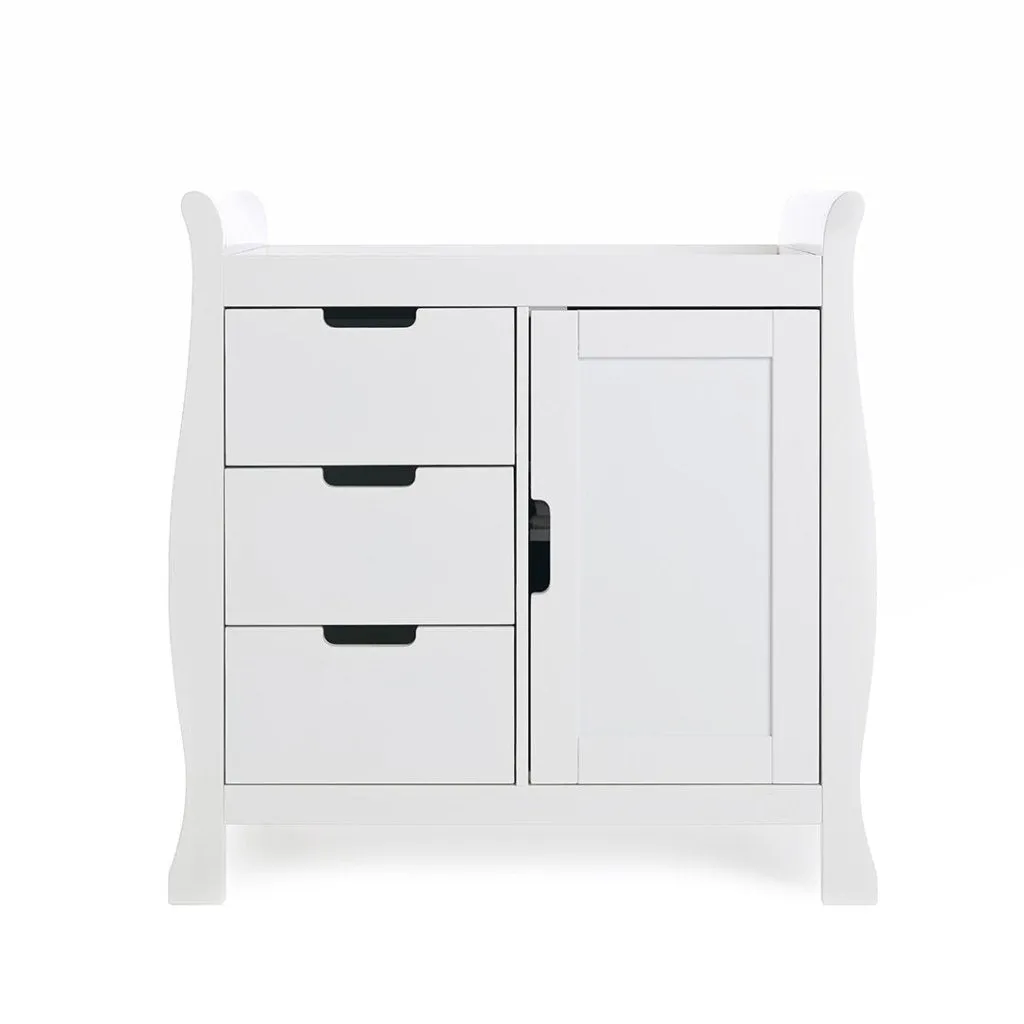 OBABY Stamford Luxe 5 Piece Room Set - White