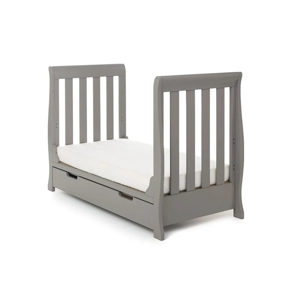 OBABY Stamford Mini Sleigh 3 Piece Room Set - Warm Grey