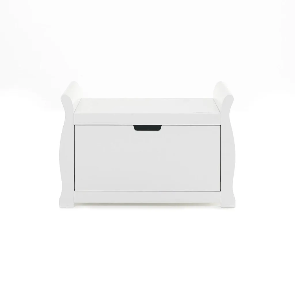 OBABY Stamford Sleigh Toy Box - White