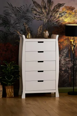Obaby Stamford Tall Chest of Drawers - White