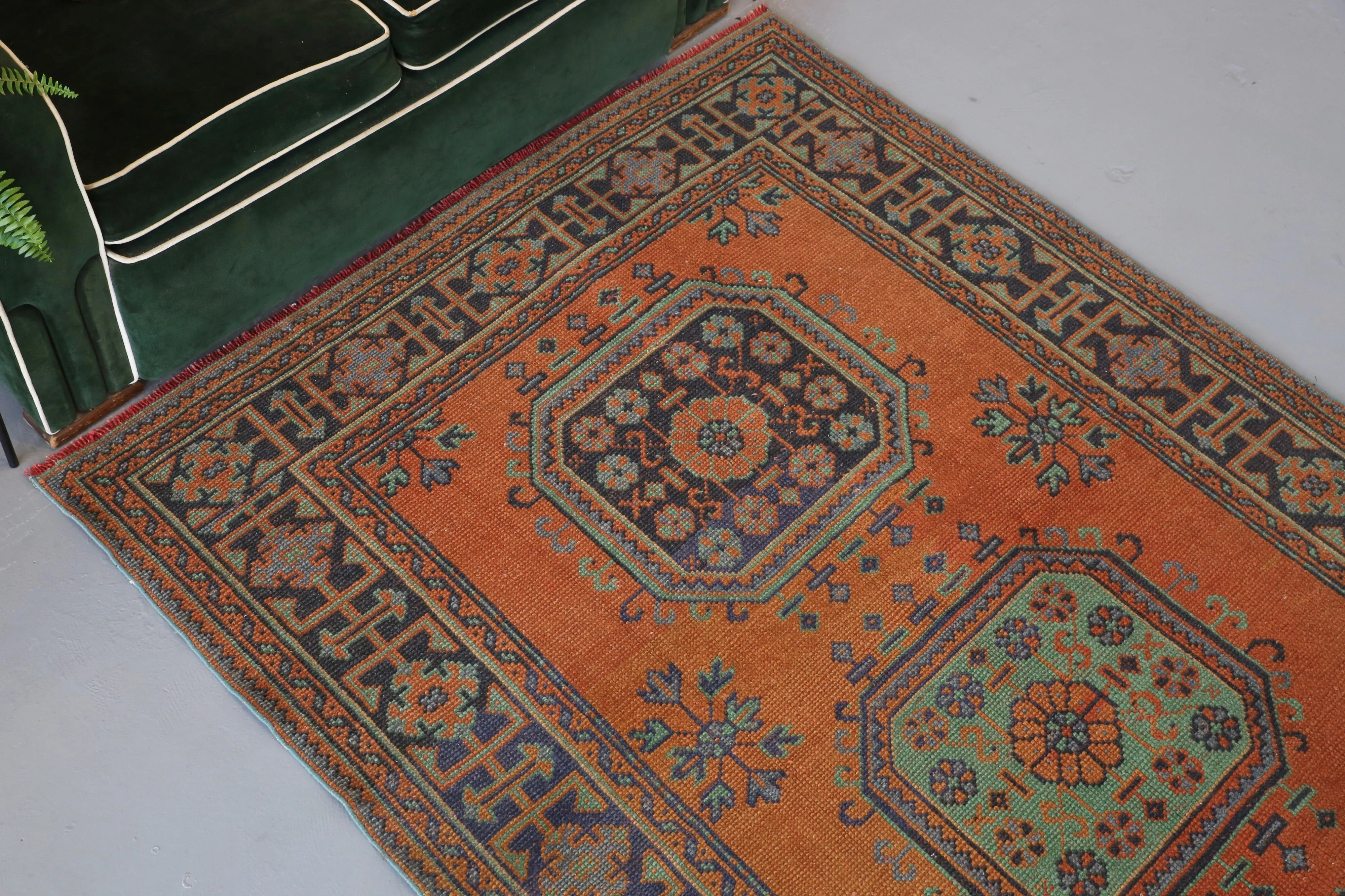 Old Konya Sille Runner Rug 4.8ftx12.3ft