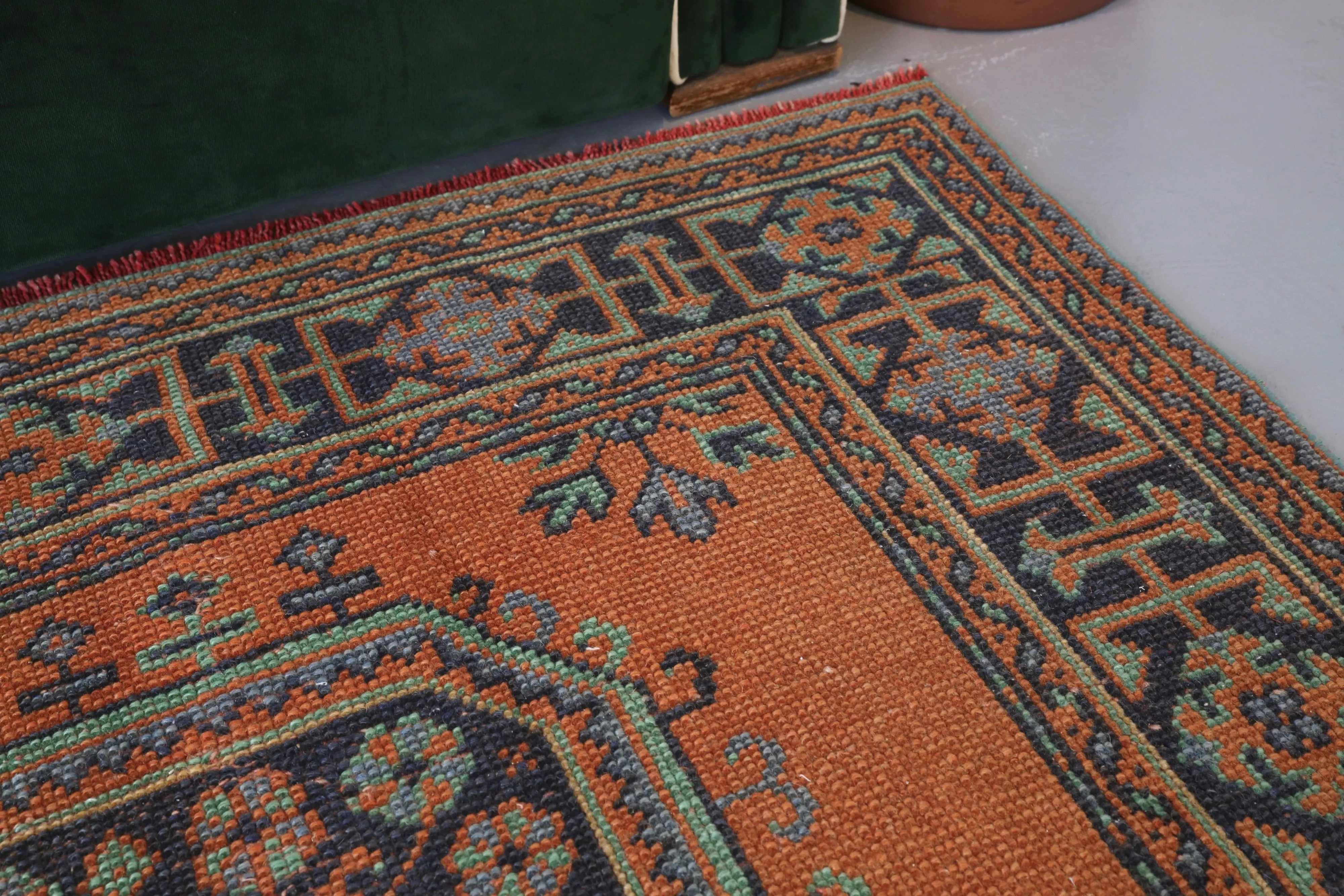 Old Konya Sille Runner Rug 4.8ftx12.3ft