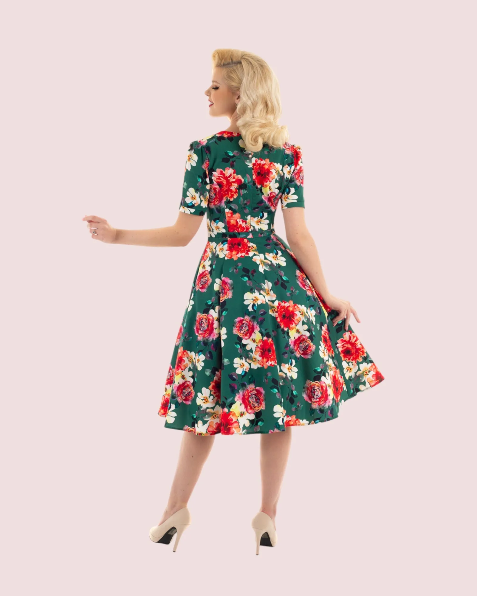 Pamela Swing Kleid - green