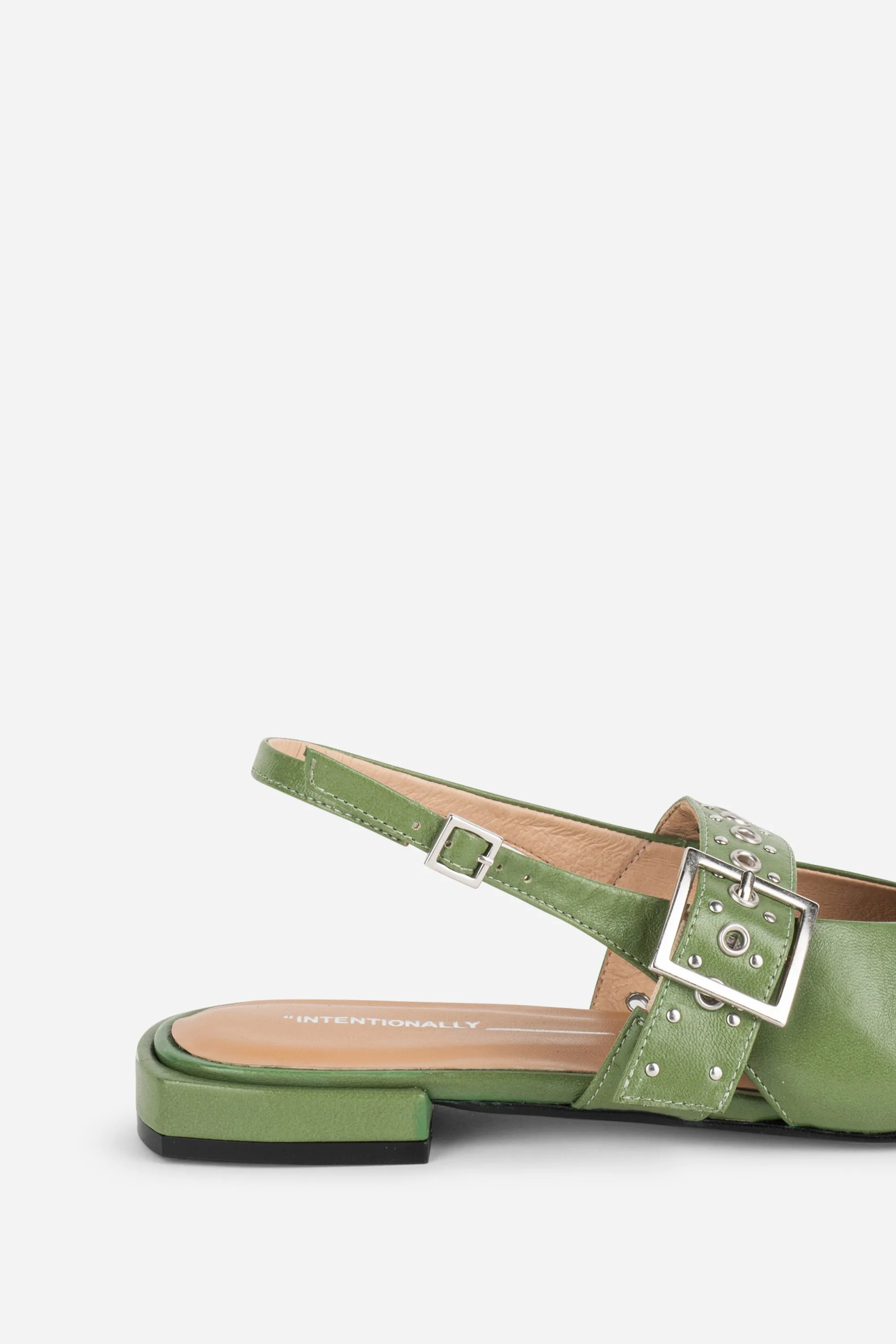 PEARL SLINGBACK NATURAL SOLE BALLET FLAT
