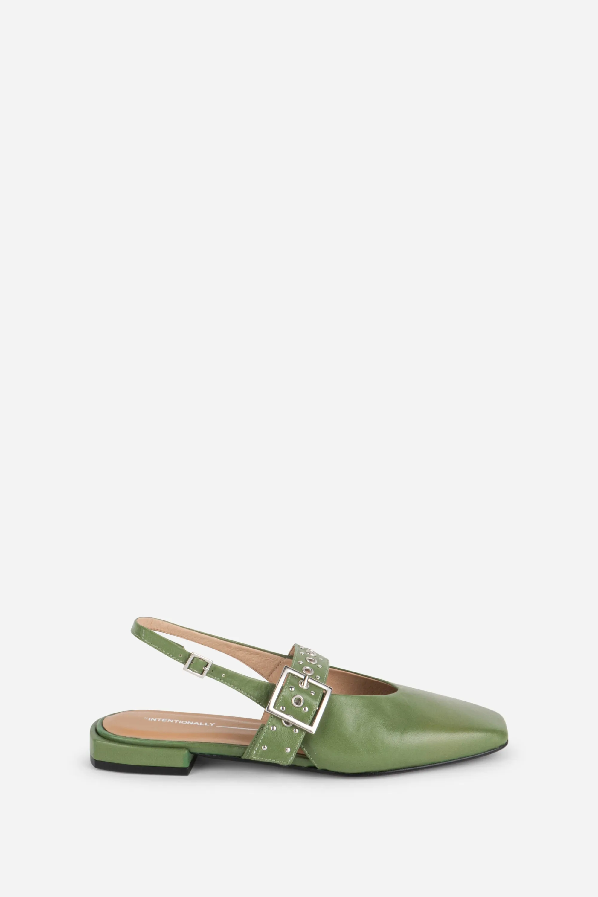 PEARL SLINGBACK NATURAL SOLE BALLET FLAT