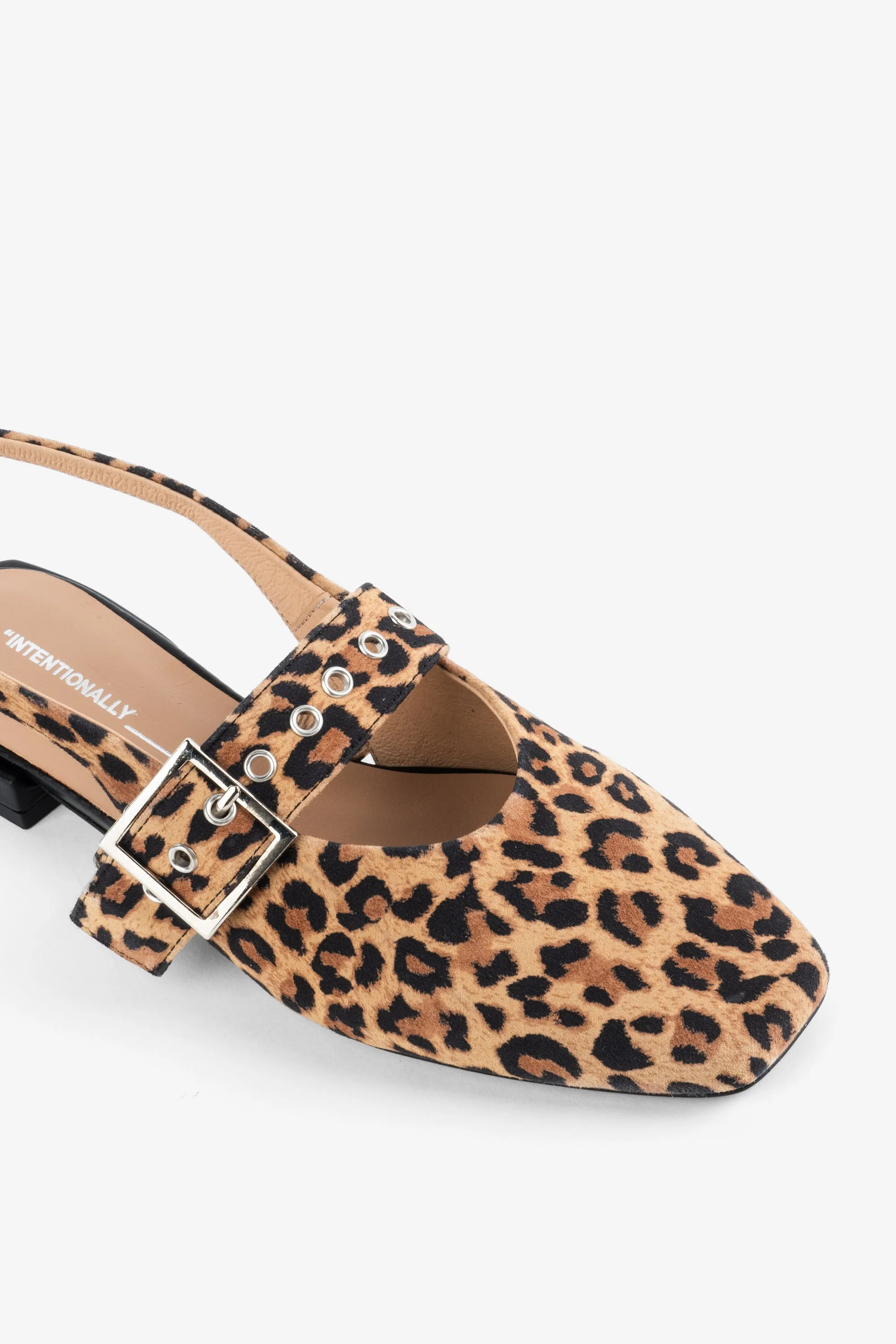 PEARL SUEDE SLINGBACK BALLET FLAT