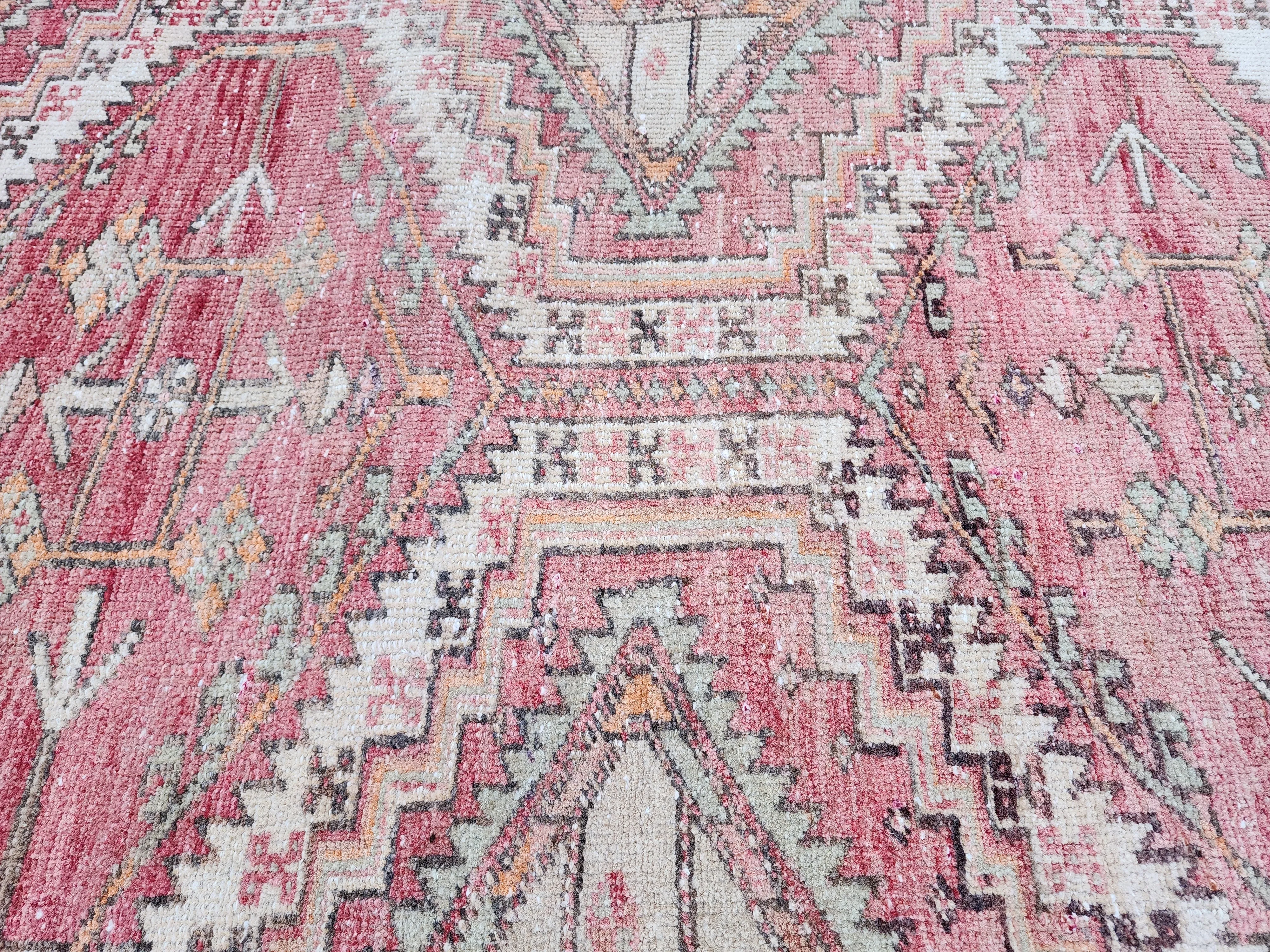 Persian Vintage Runner Rug, 11'2''x2'6''