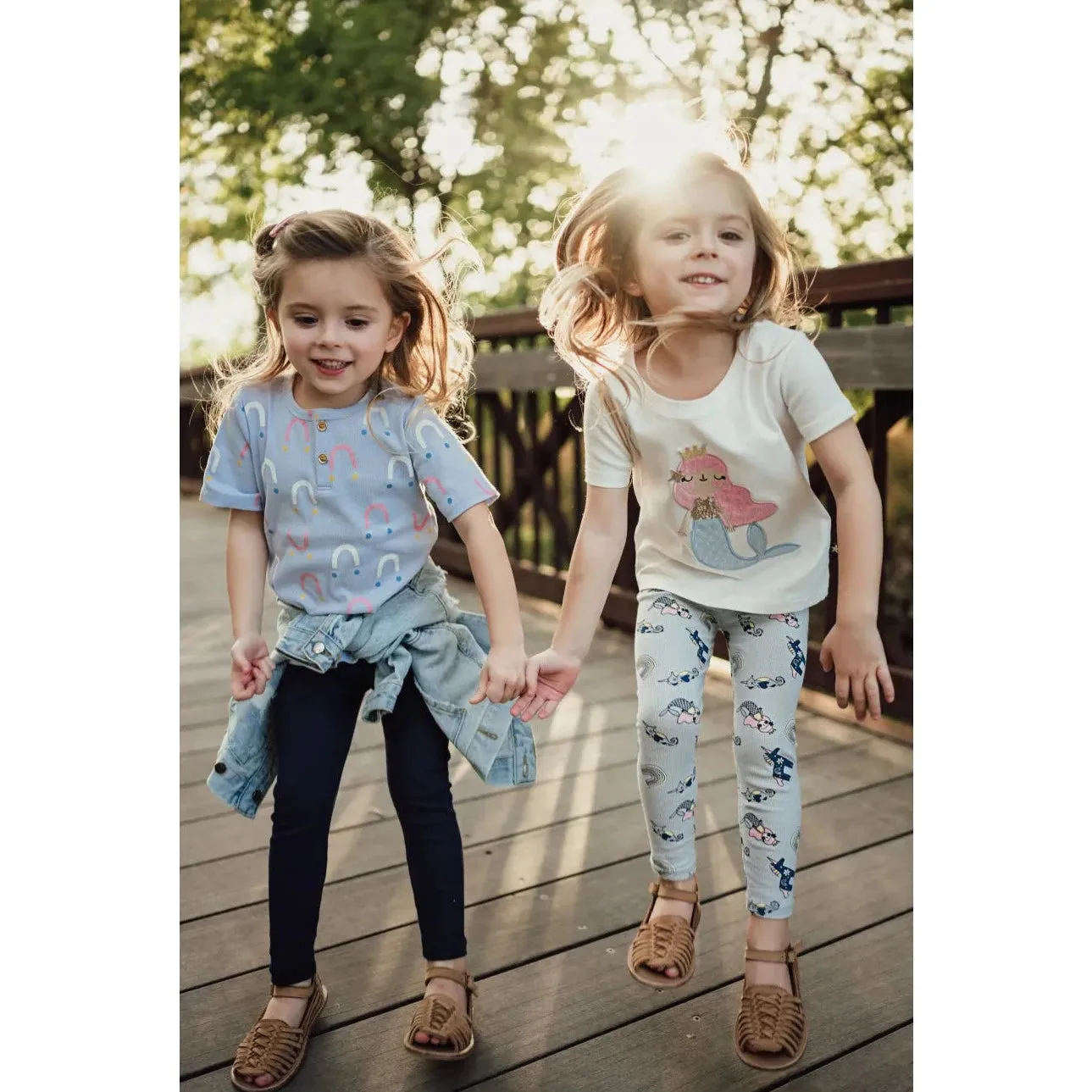 Petite Hailey Girl's Ami Leggings - Navy