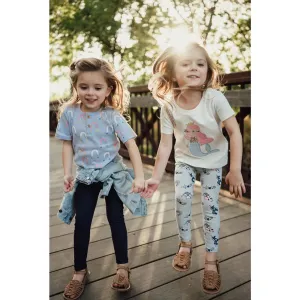 Petite Hailey Girl's Ami Leggings - Navy