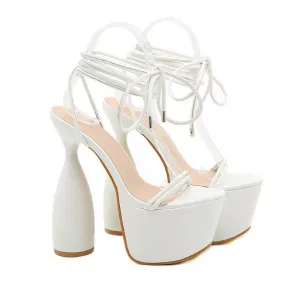PLATFORM OPEN-TOE GLADIATORS