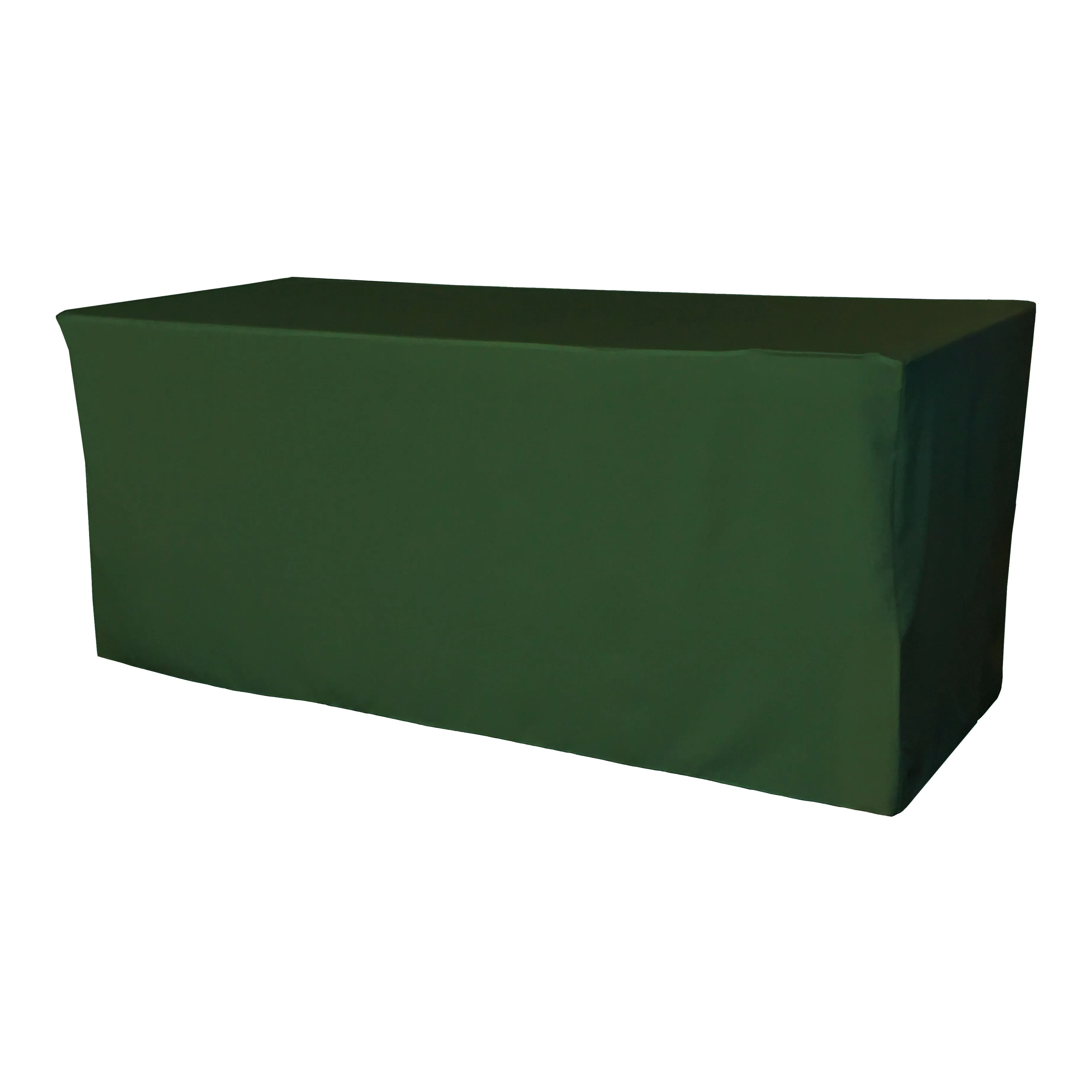 Polyester Poplin Fitted Tablecloth 96 by 30 by 30-Inch