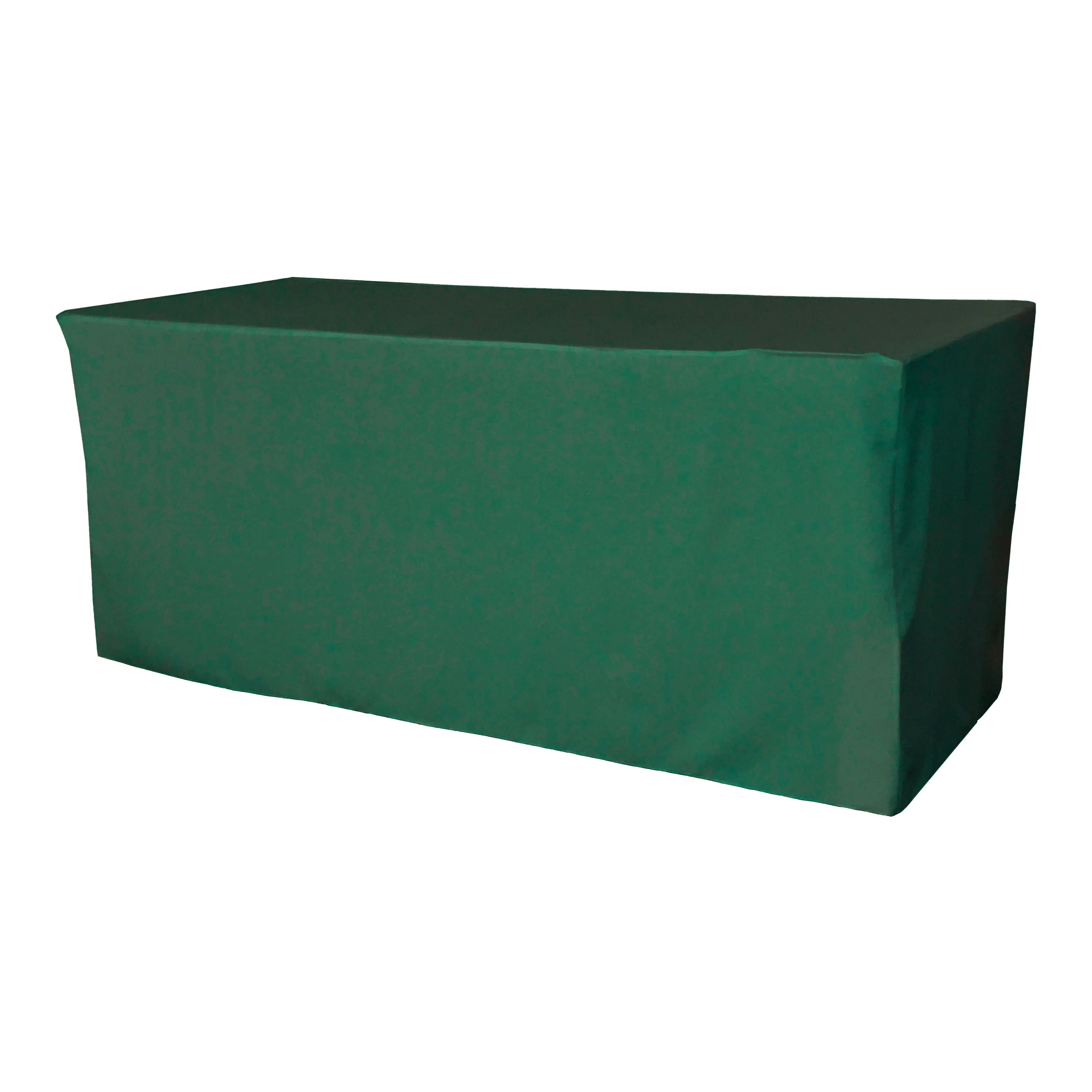 Polyester Poplin Fitted Tablecloth 96 by 30 by 30-Inch