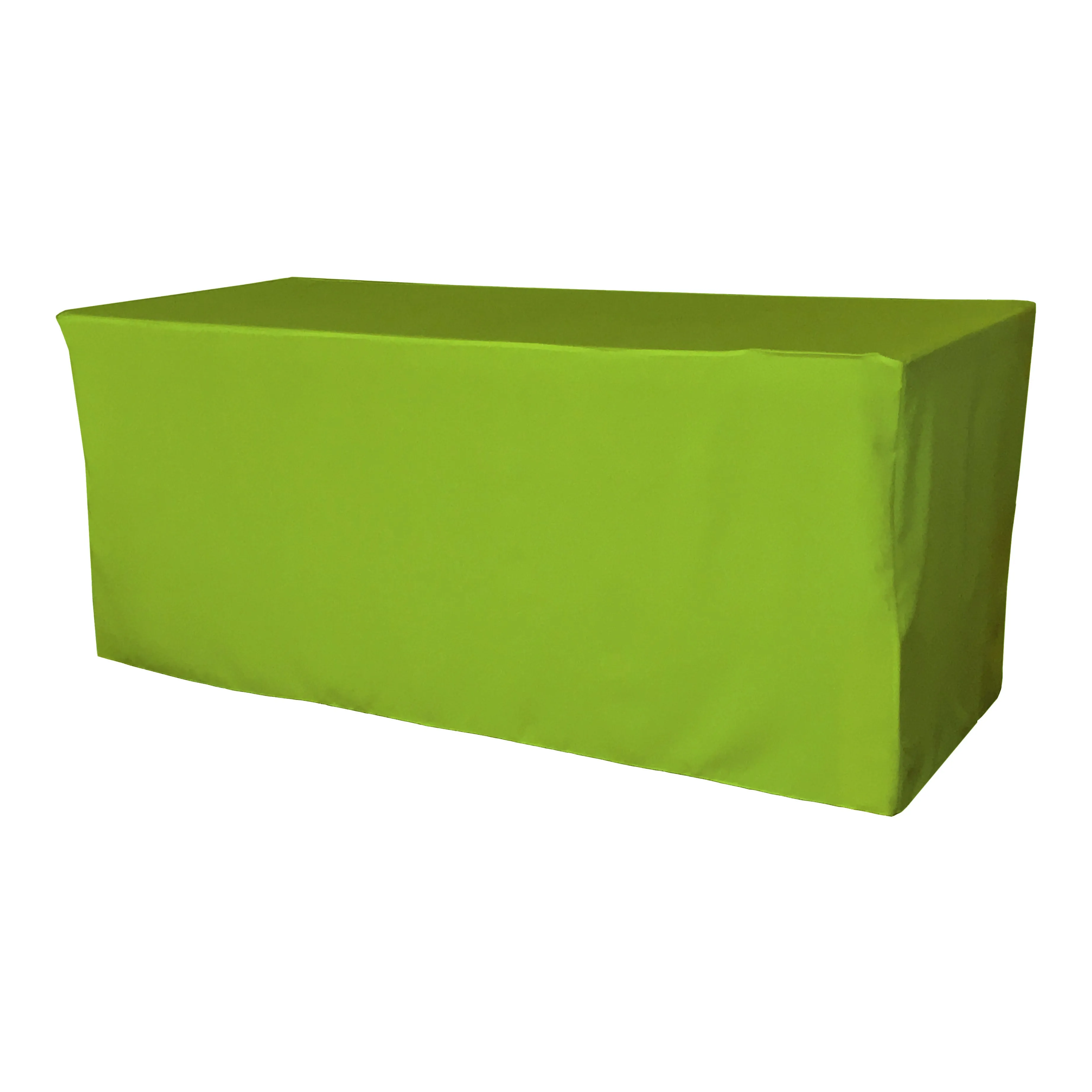Polyester Poplin Fitted Tablecloth 96 by 30 by 30-Inch