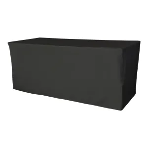 Polyester Poplin Fitted Tablecloth 96 by 30 by 30-Inch