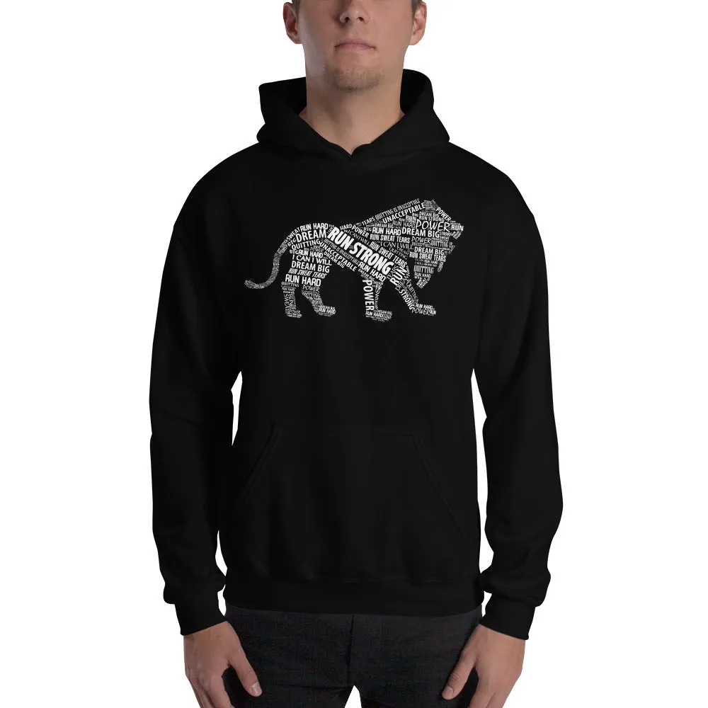 Run Strong Lion Hoodie