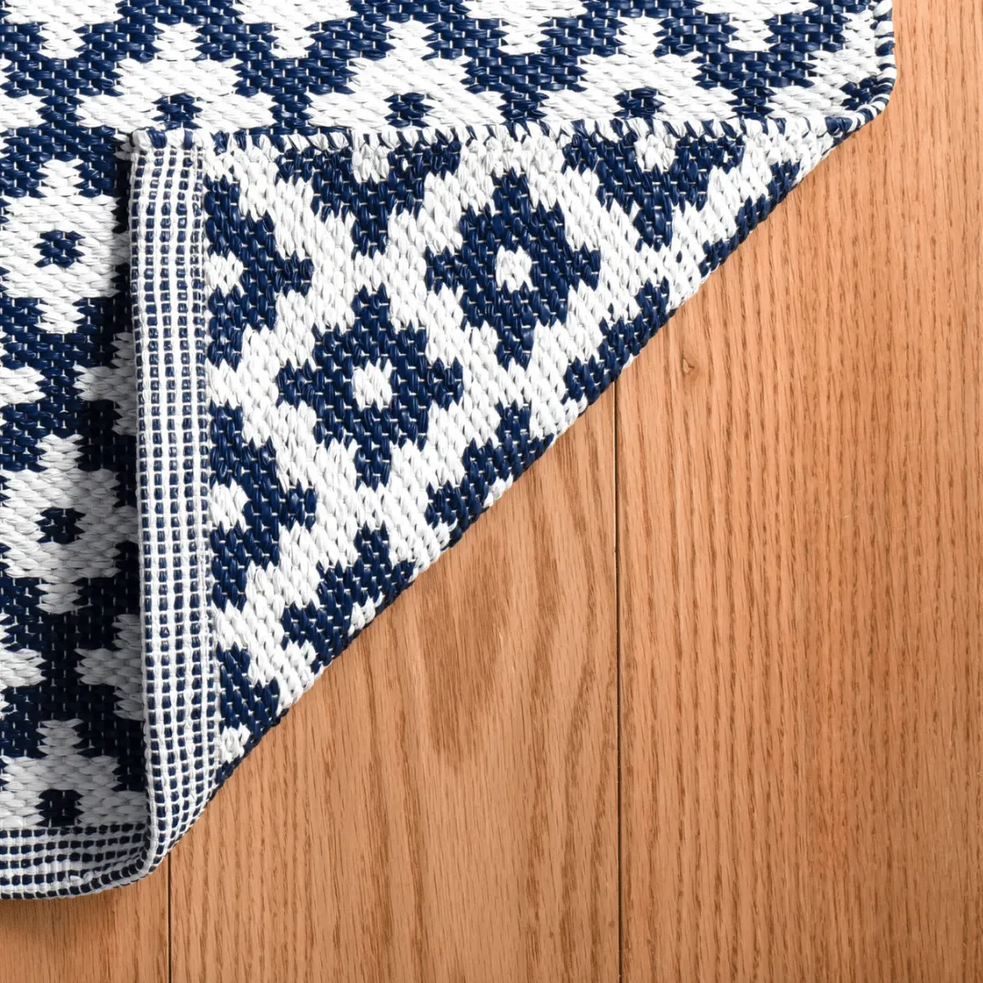 Samode Indoor/Outdoor Rug - Navy