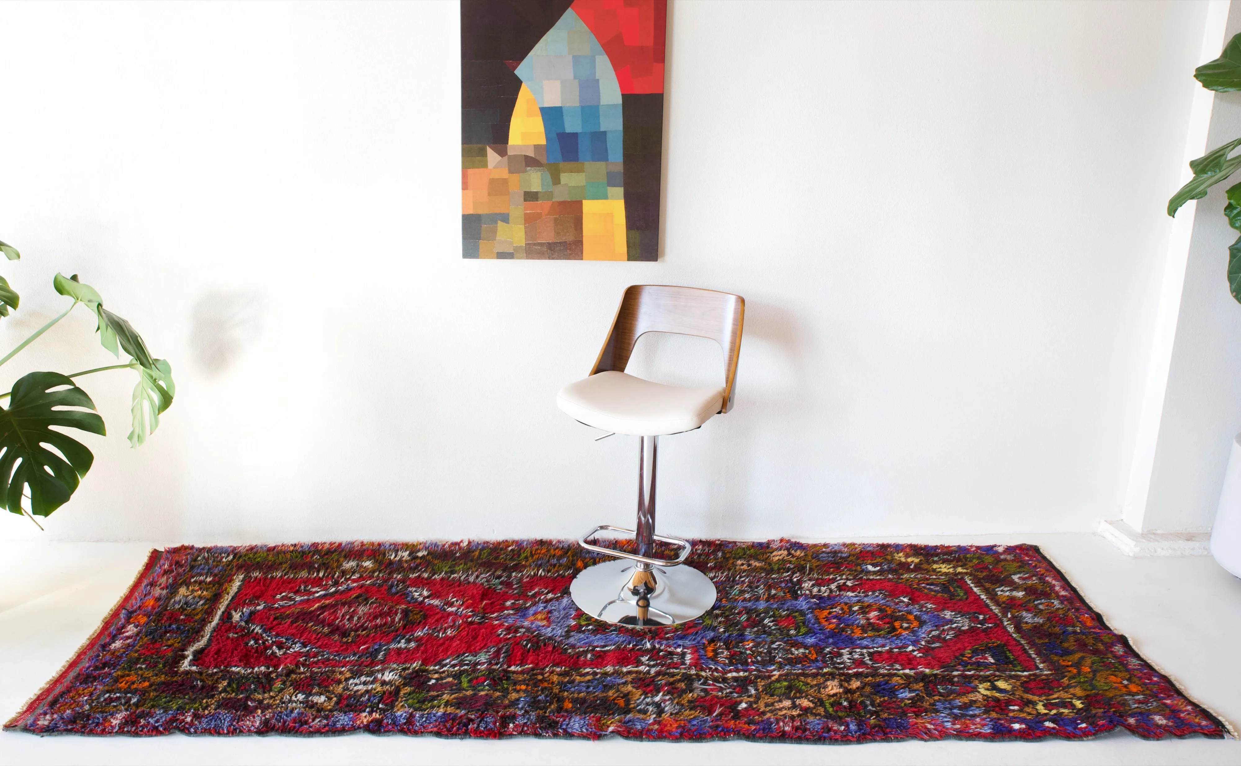Semi-antique Konya Tulu Runner Rug 3'6"x9'7"