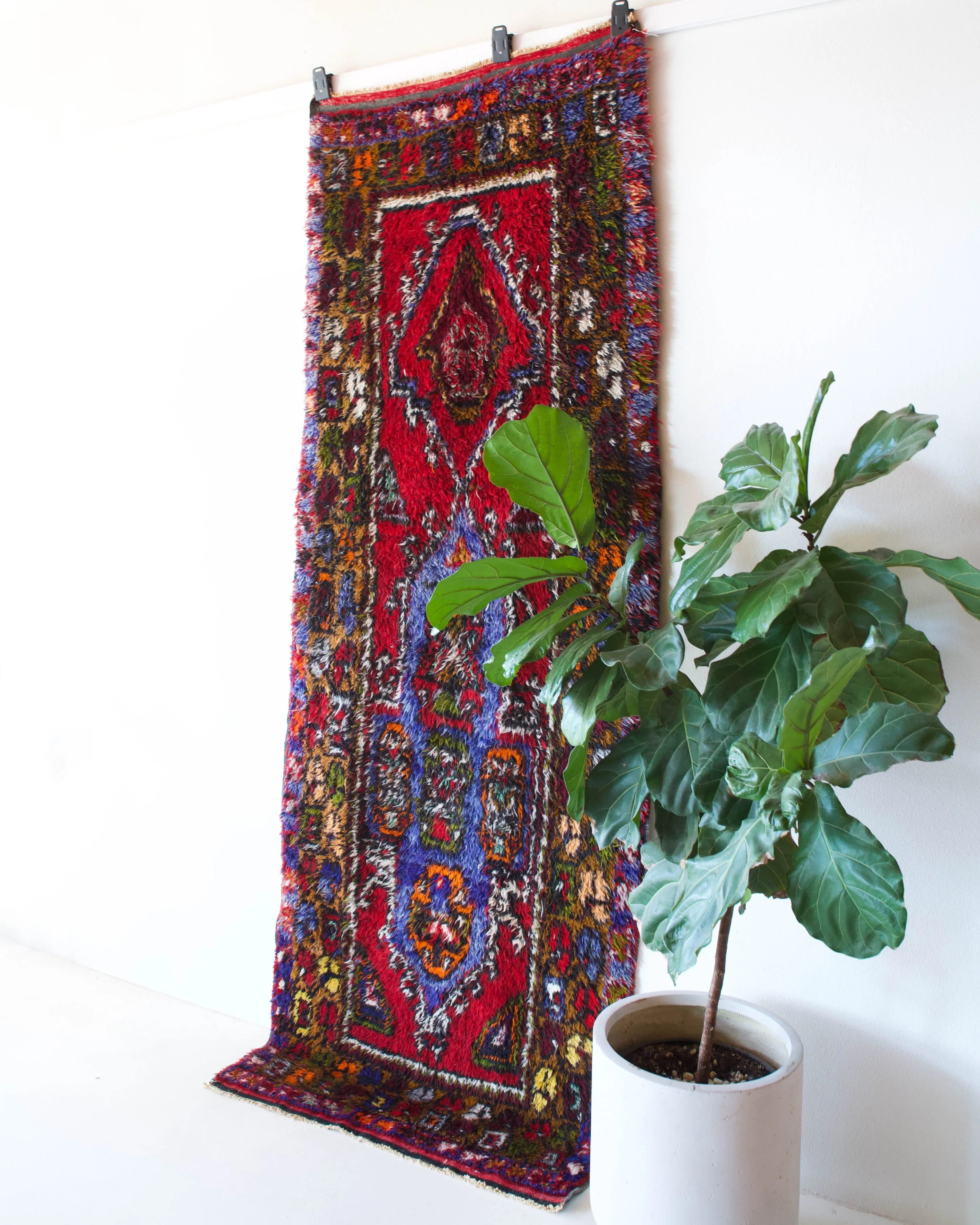 Semi-antique Konya Tulu Runner Rug 3'6"x9'7"