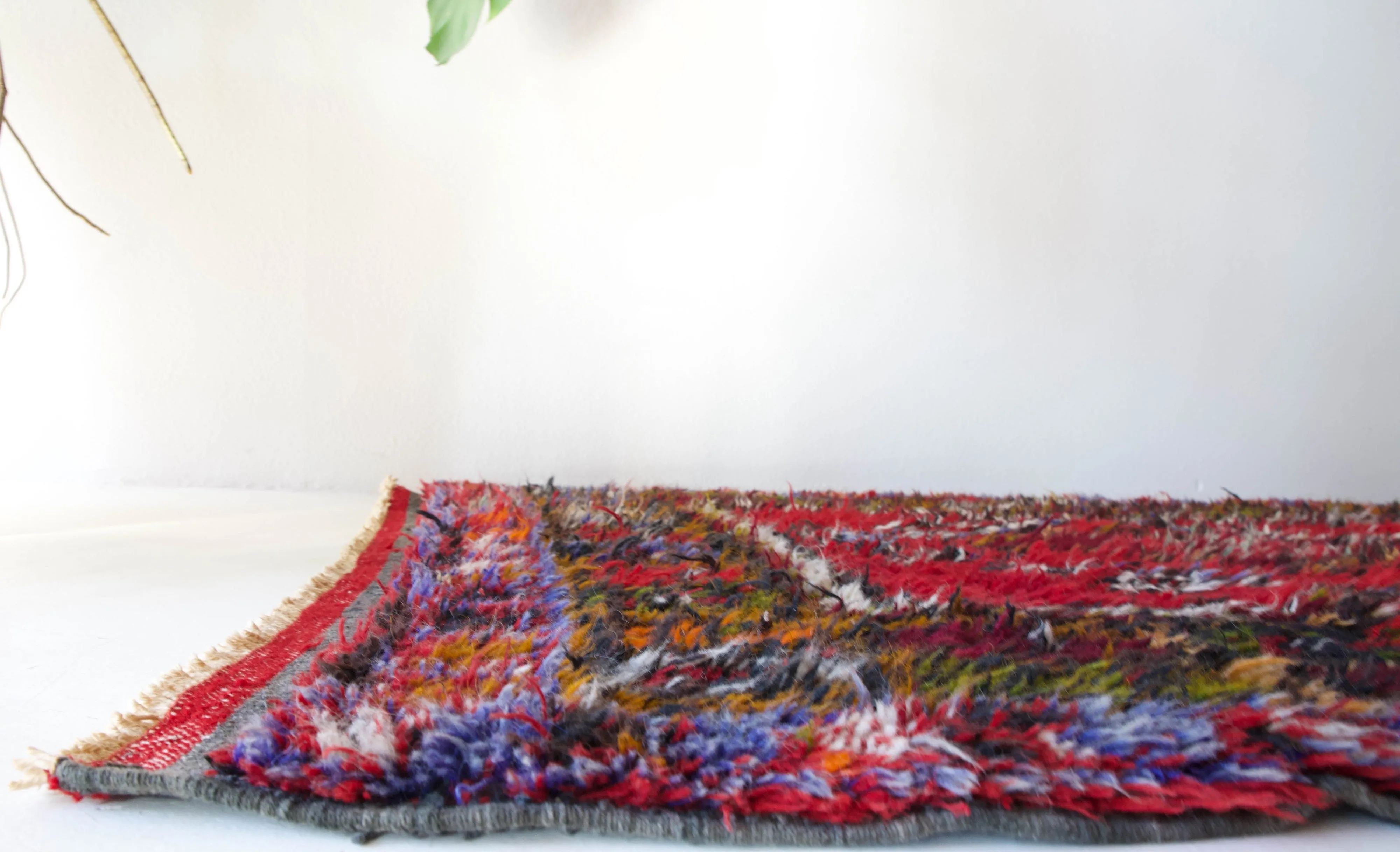 Semi-antique Konya Tulu Runner Rug 3'6"x9'7"