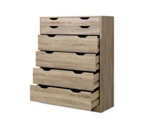 Six Chest of Drawers Neat Oak
