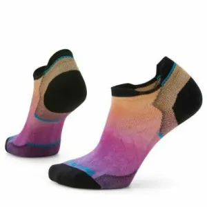 Smartwool Womens Run Zero Cushion Ombre Print Low Ankle Socks