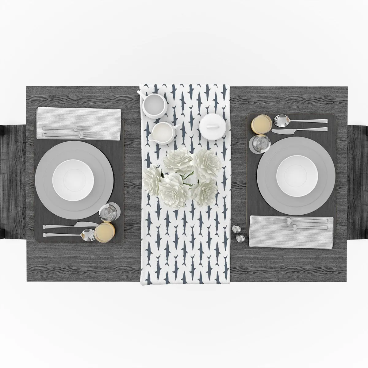 Table Runners: Shark Print