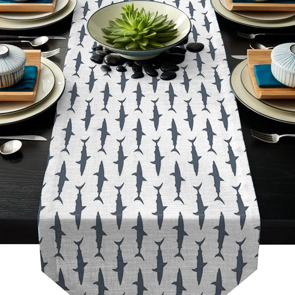 Table Runners: Shark Print