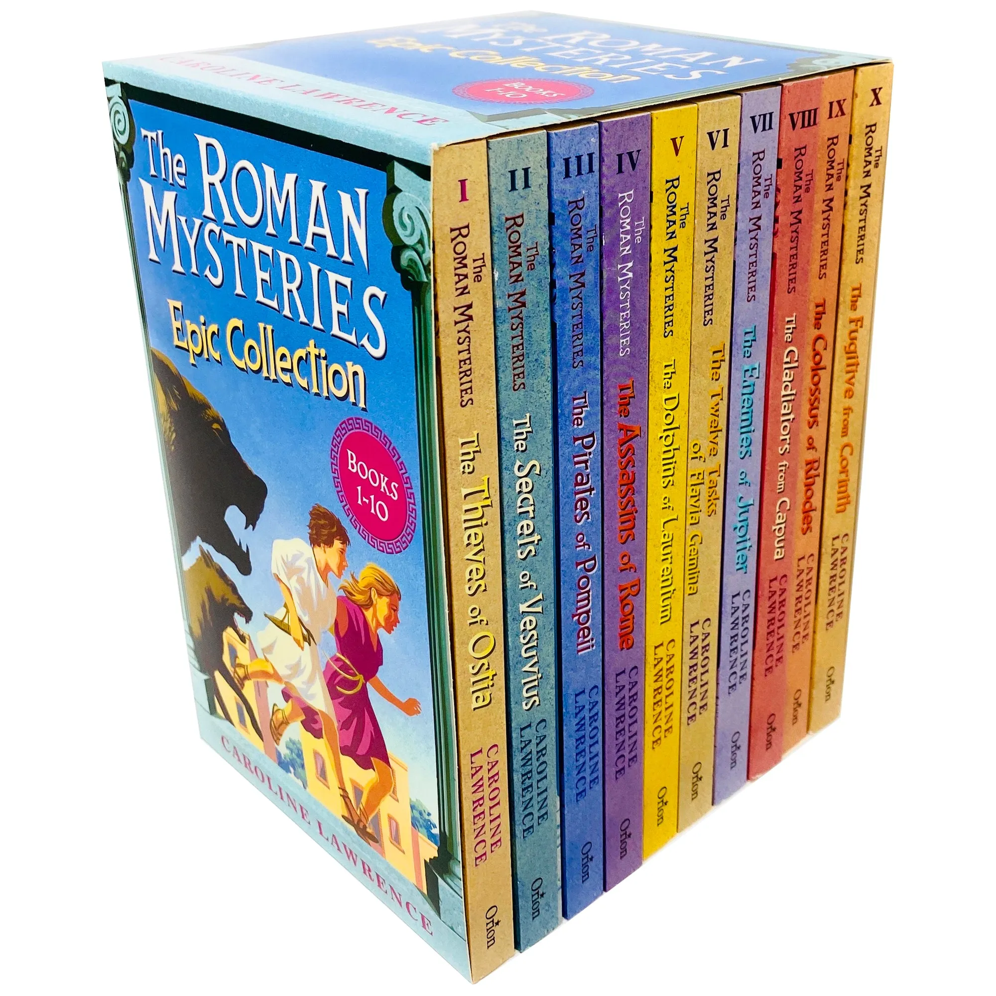 The Roman Mysteries Epic 10 Books Collection Box Set (Books 1 - 10) by Caroline Lawrence