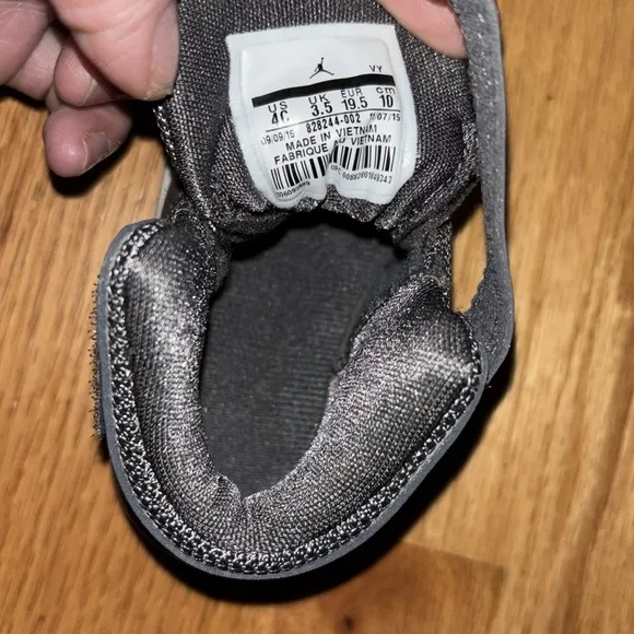 Toddler size 4C/5C AirJordan $45 Air Jordan‘s at $11 for the Nike slip on