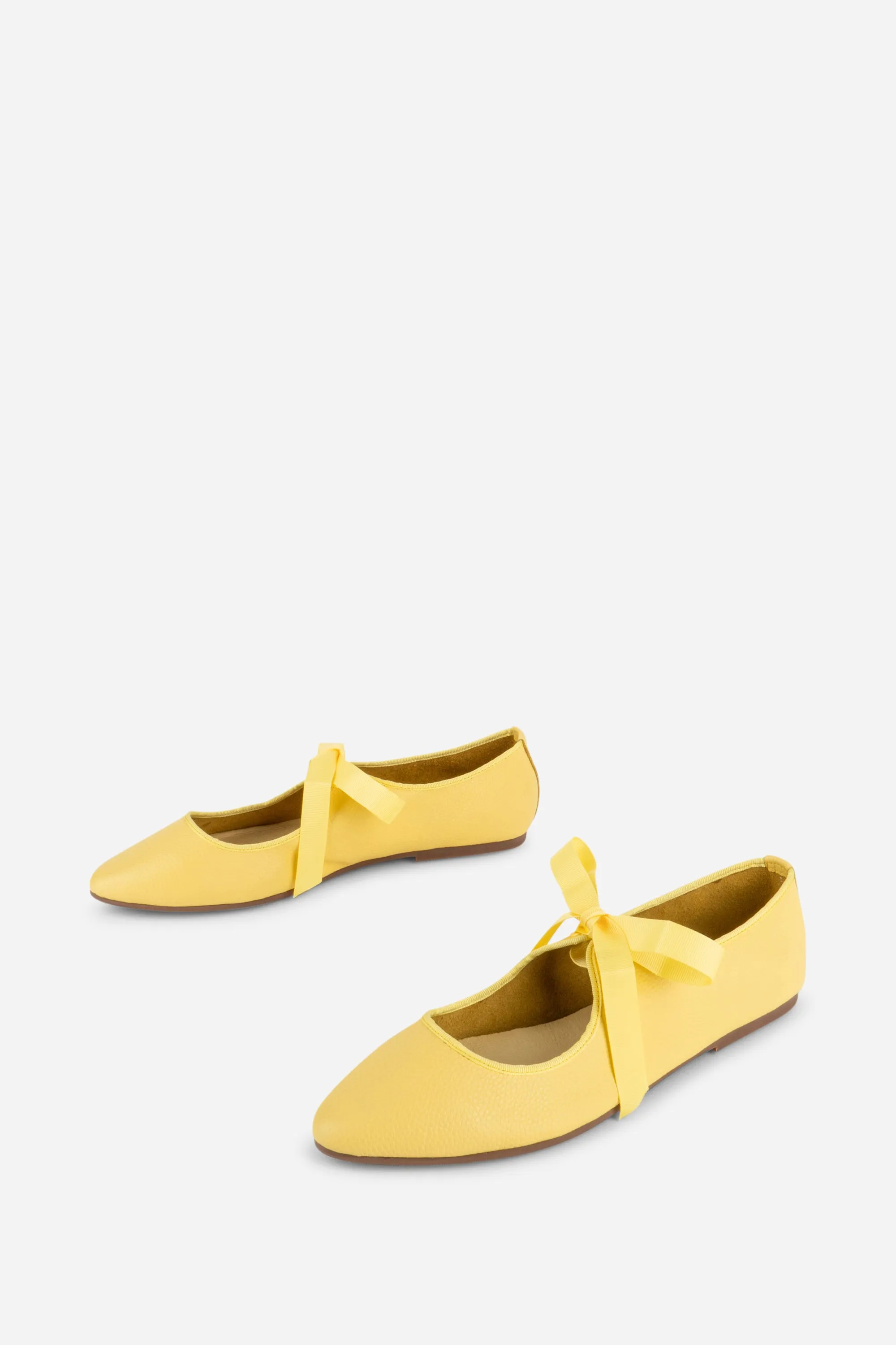 VALLEY BLACK SOLE BALLET FLAT