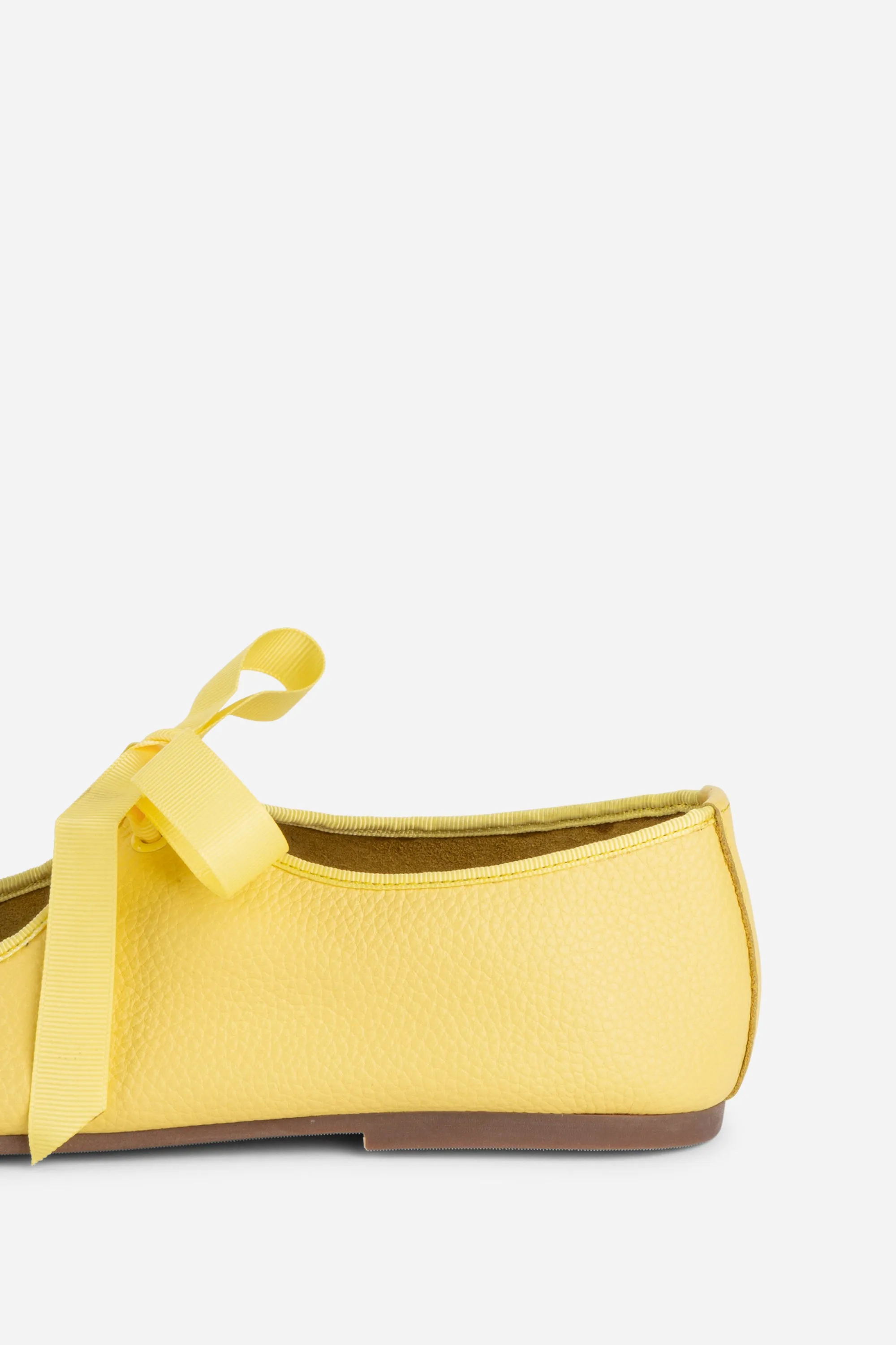 VALLEY BLACK SOLE BALLET FLAT