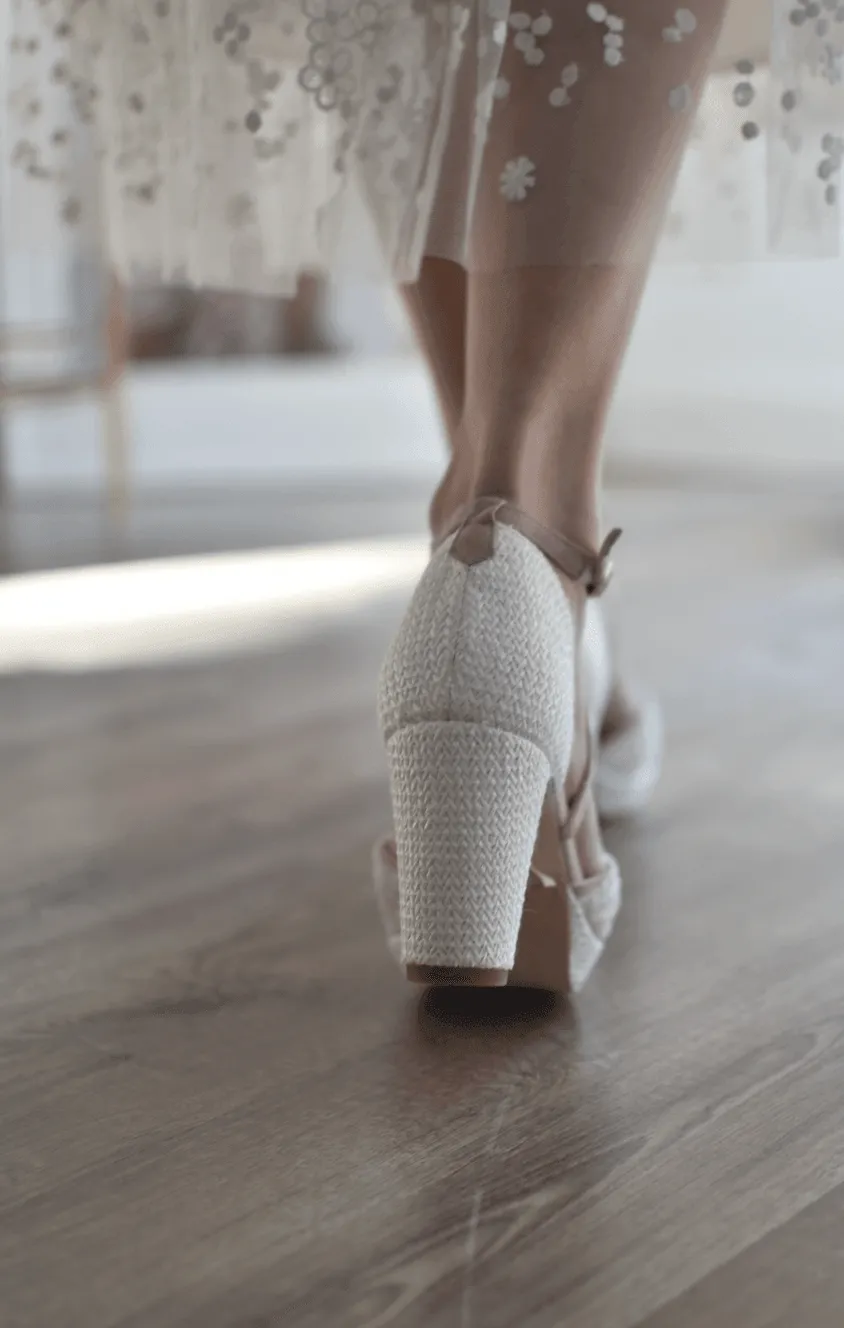 VIKA rosa plumeti  tacón 8.5cm