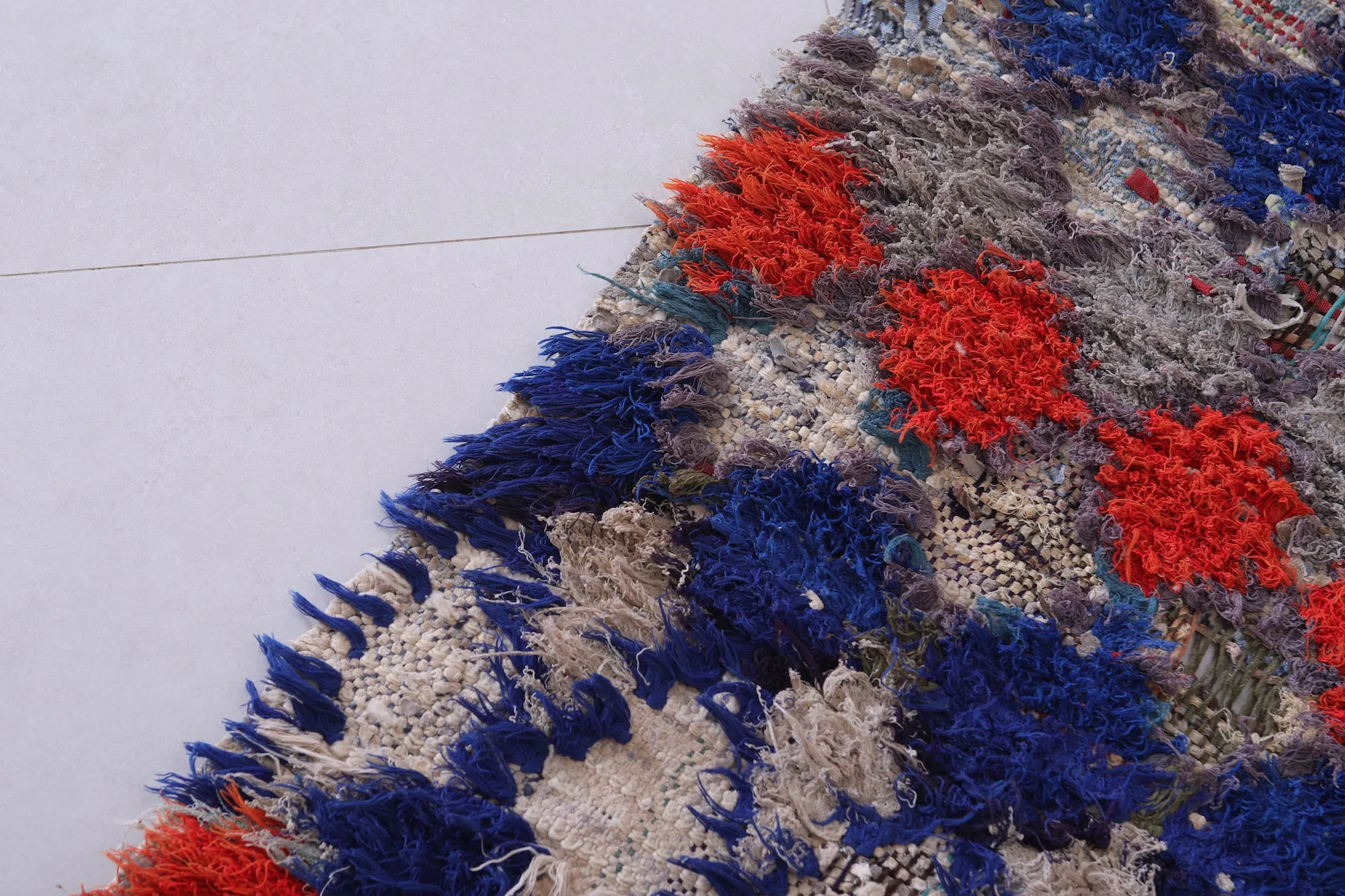 Vintage Moroccan Rug Runner 2.5 X 6.1 Feet
