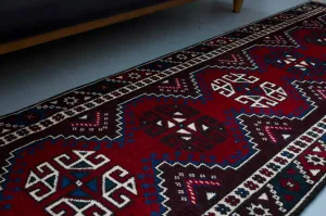 Vintage Turkish Dosemealti Runner Rug 2'6"x9'2"
