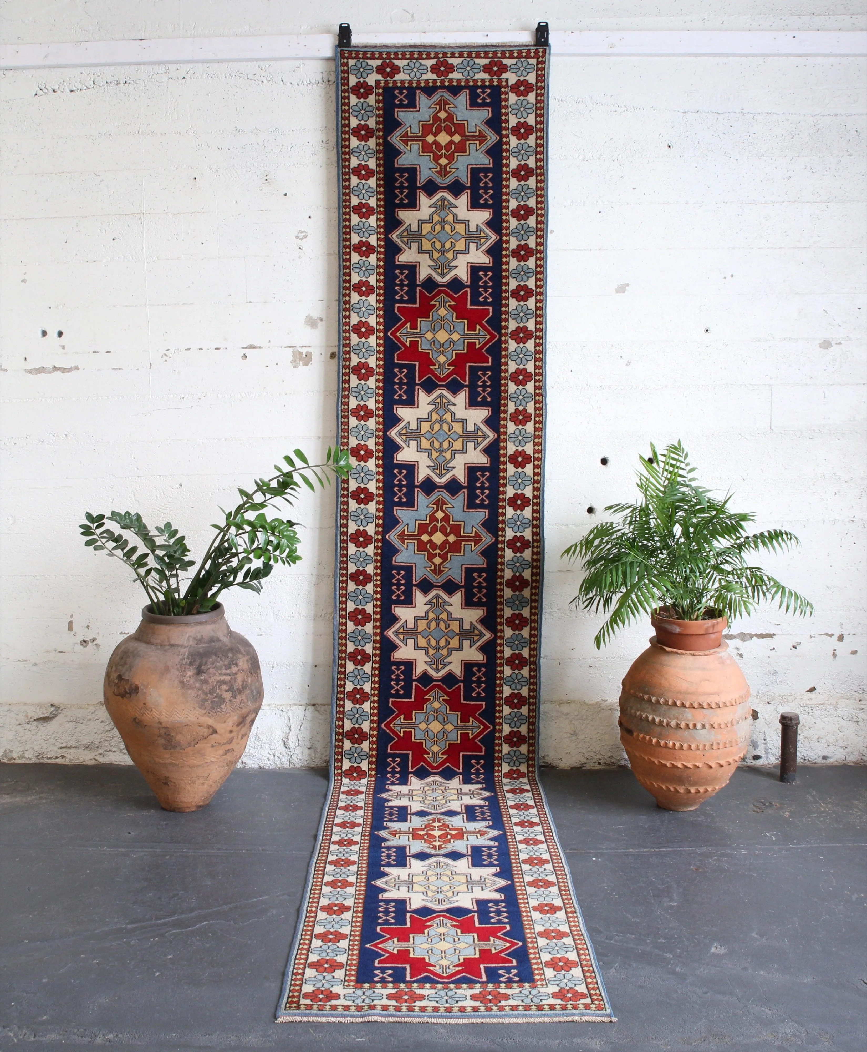 Vintage Turkish Nomad Runner Rug 2'8"x15'