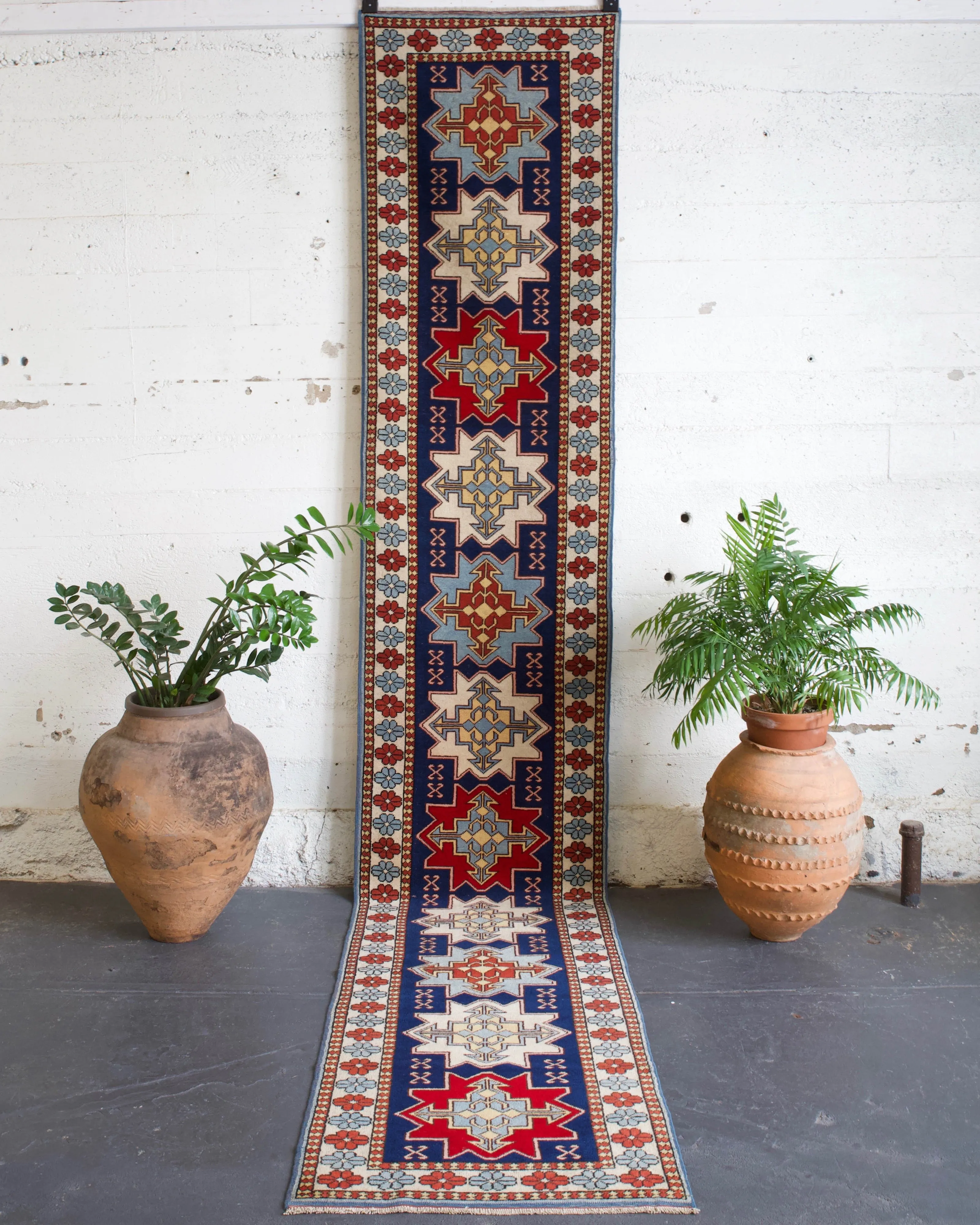 Vintage Turkish Nomad Runner Rug 2'8"x15'