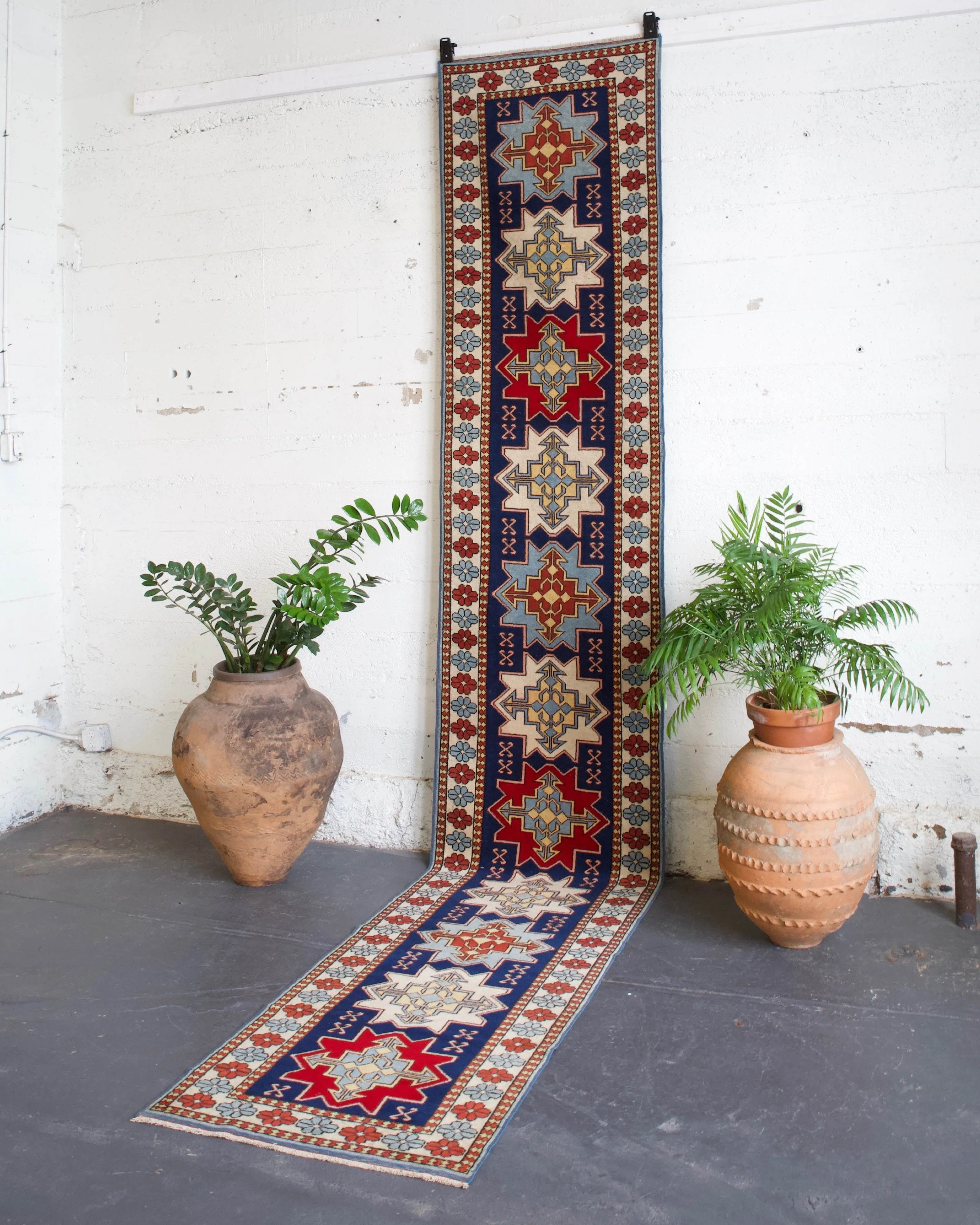 Vintage Turkish Nomad Runner Rug 2'8"x15'