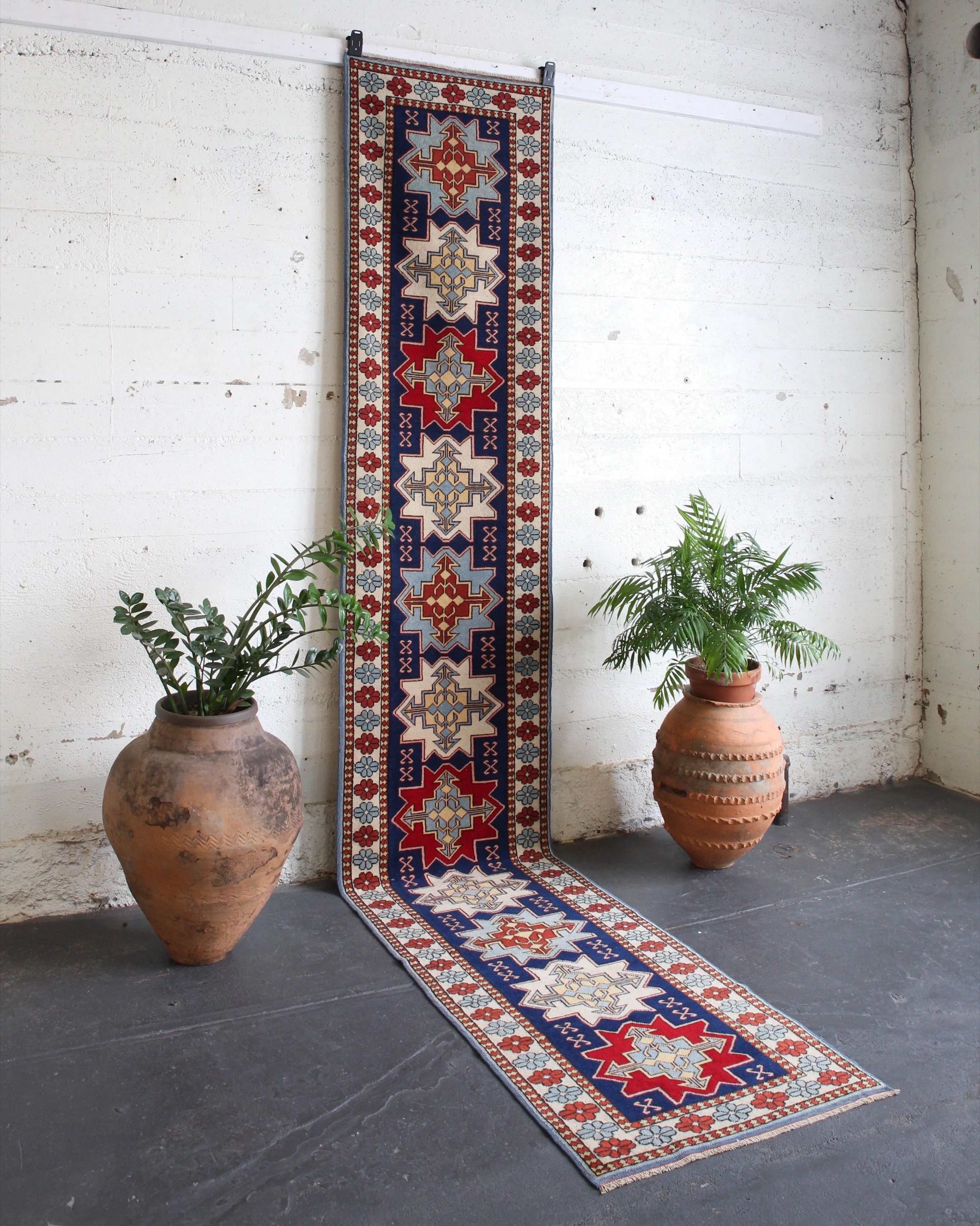 Vintage Turkish Nomad Runner Rug 2'8"x15'