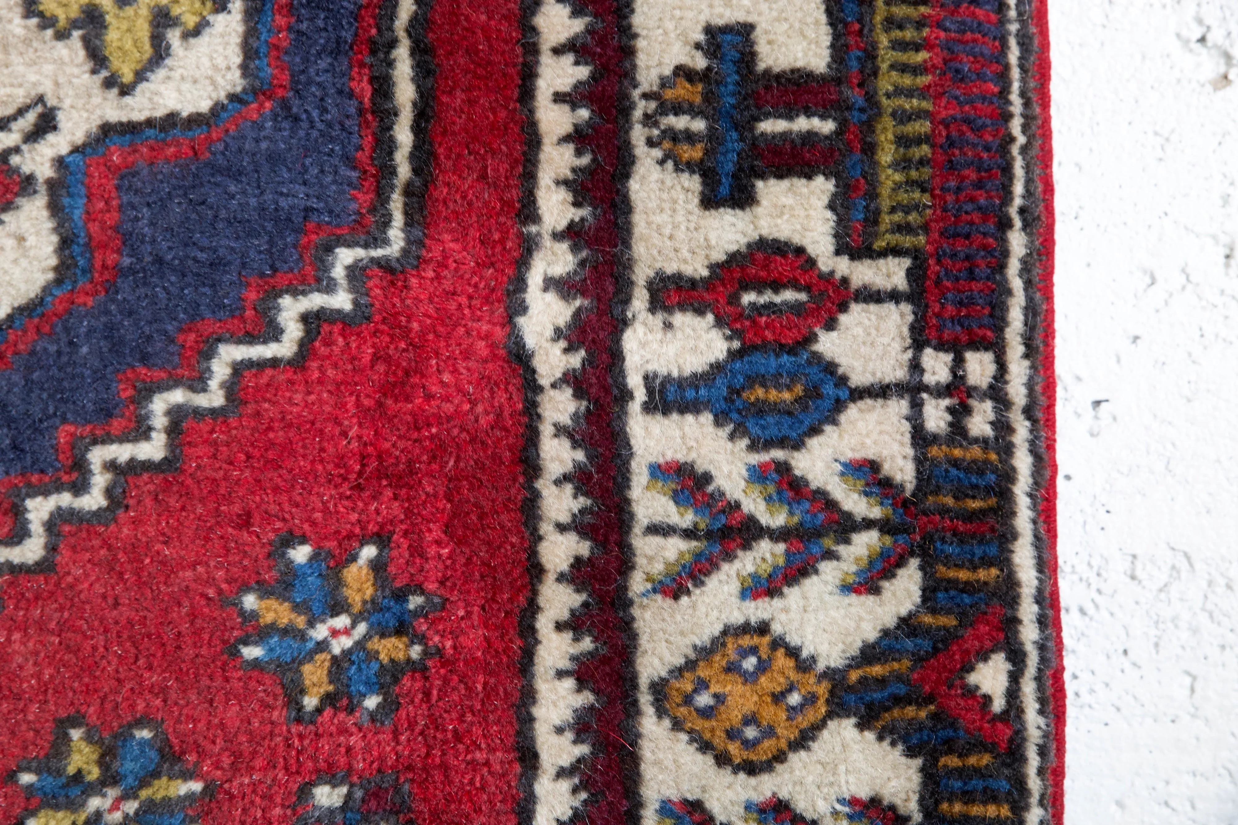 Vintage Turkish Yahyali Runner Rug 2'4"x12'