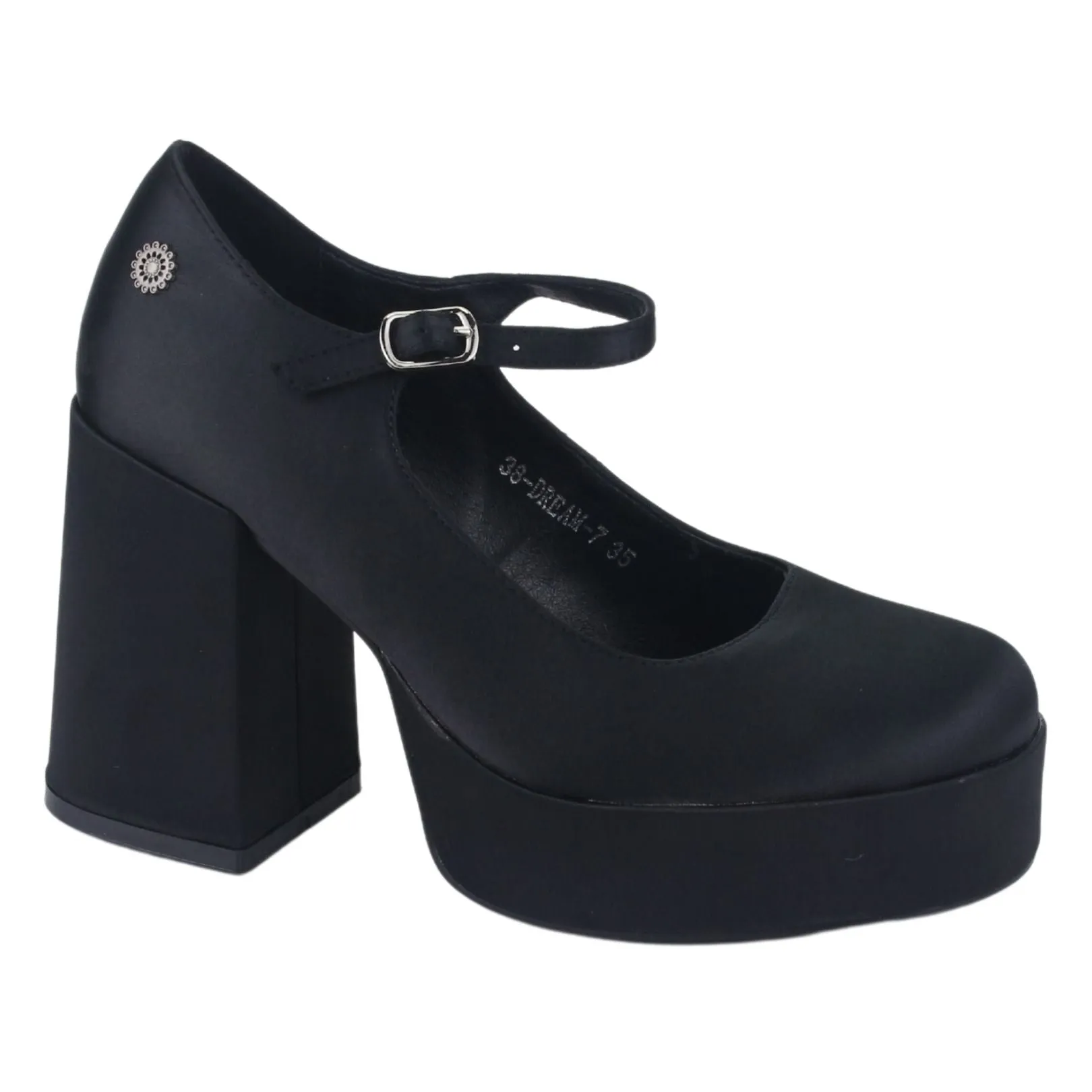 Zapato Chalada Mujer Dream-7 S Negro Casual